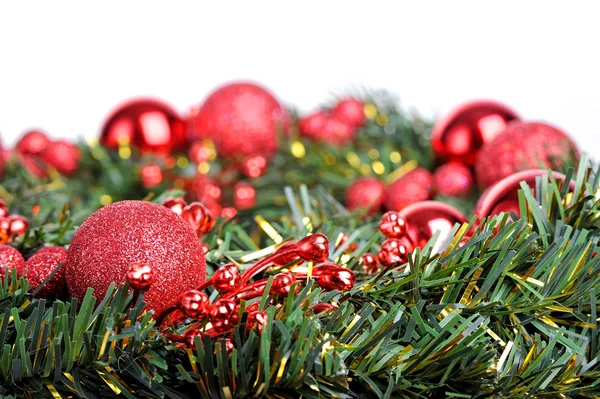 Christmas ball on fir — Stock Photo, Image