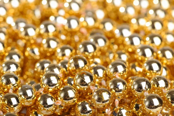 Muitas bolas douradas — Fotografia de Stock