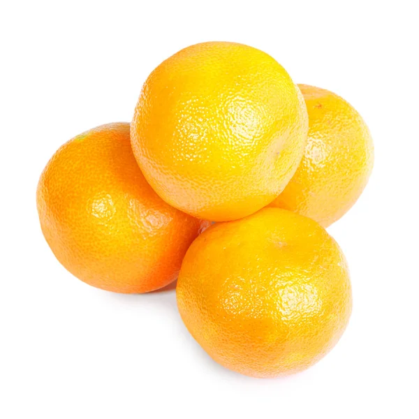 Stack of mandarines Stock Image