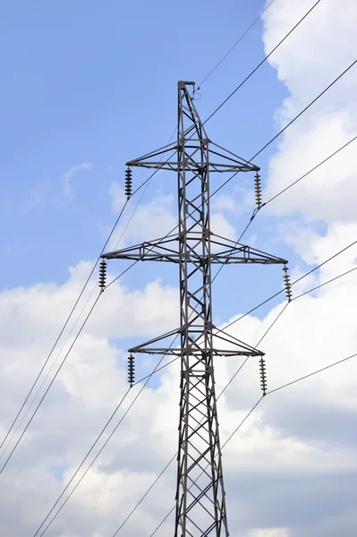 High-tension power line — Stock Photo, Image