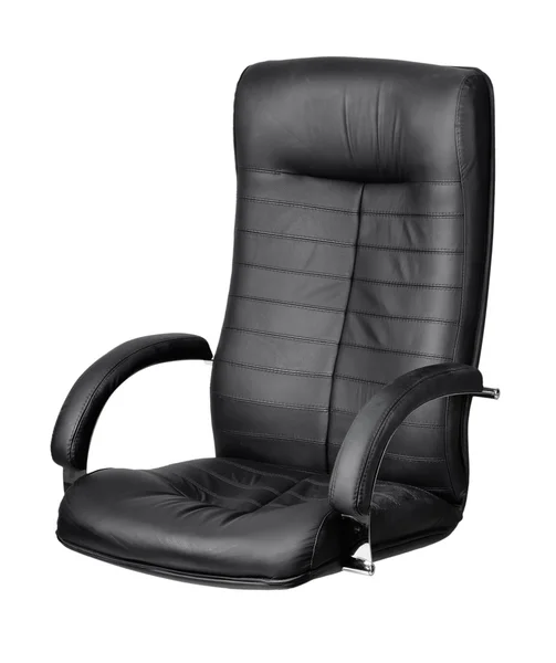 Czarny fotel — Zdjęcie stockowe