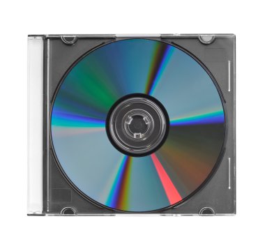 CD in plastic case clipart