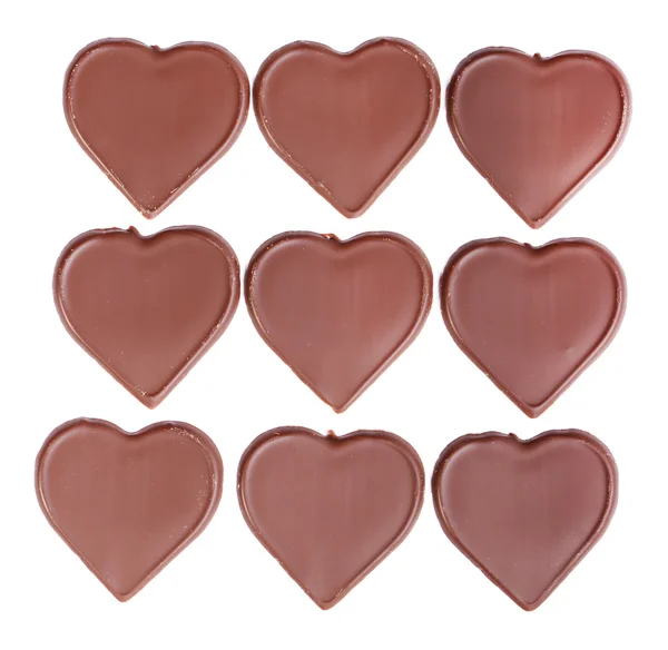 Heart shaped chocolate — Stock Photo, Image
