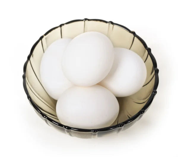 Jaja w naczyniu — Zdjęcie stockowe