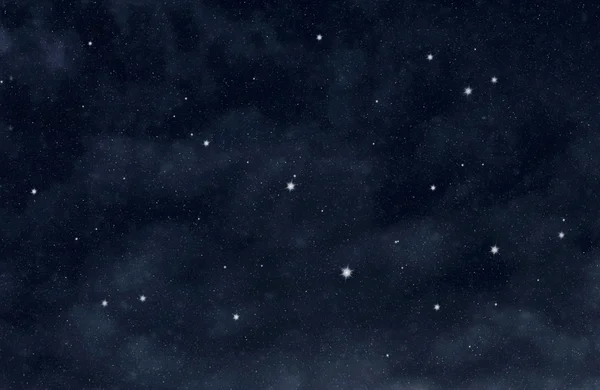 Stars in the dark space — Stock Photo, Image