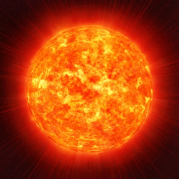 Сонце в космосі — стокове фото