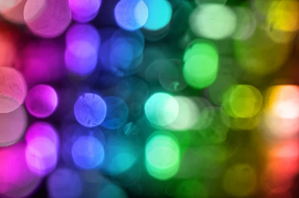 Bokeh in regenboog kleur — Stockfoto
