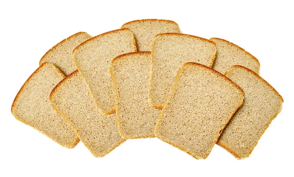 stock image Slices of bread isolated