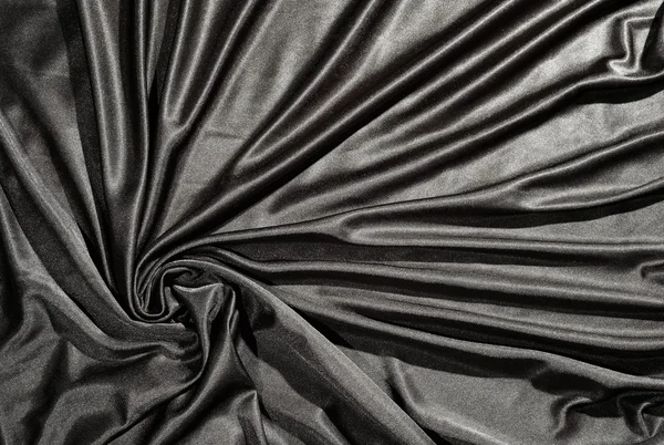 黒い色の布 — ストック写真