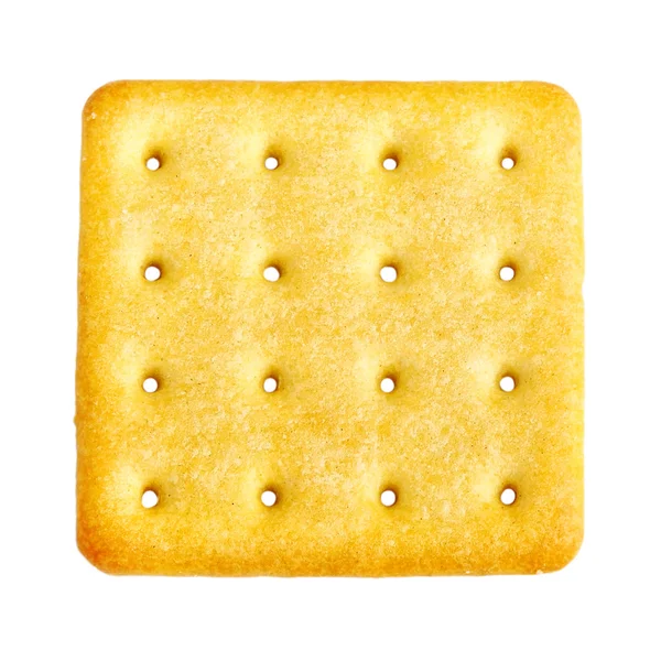 Close-up van cookie geïsoleerd op wit — Stockfoto