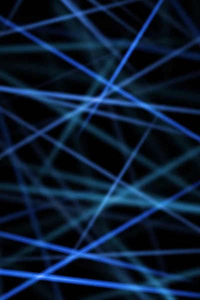 抽象的な青色レーザー光線 — ストック写真
