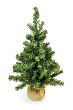 çıplak Noel ağacı süsleme olmadan