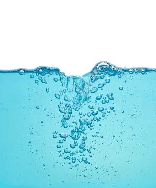 Agua que fluye con burbujas — Foto de Stock