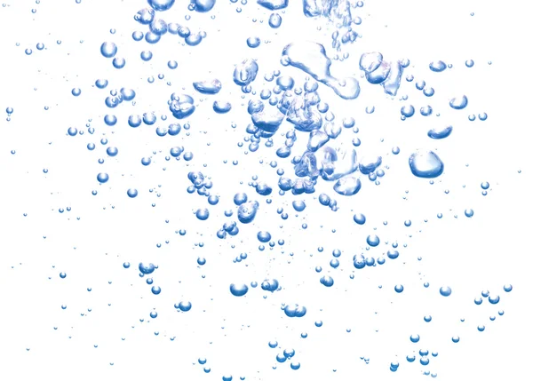 Many bubbles isolated — Stock Photo, Image