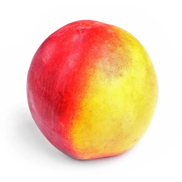 Peach terisolasi di atas putih — Stok Foto
