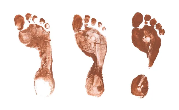 Отпечатки жутких ног — стоковое фото