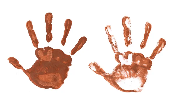 Spooky hands prints — Stock Photo, Image