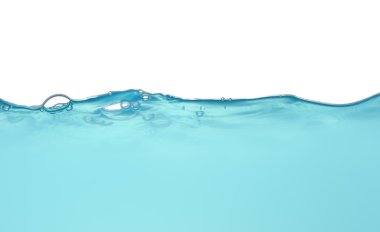 Water waves isolated clipart