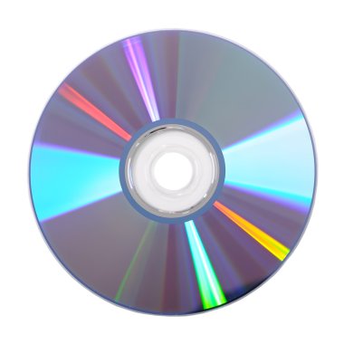 DVD disk isolated clipart