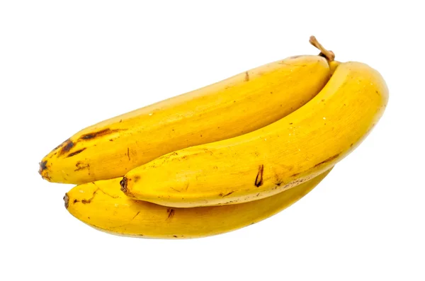 Alte Bananen isoliert auf weißem Hintergrund — Stockfoto