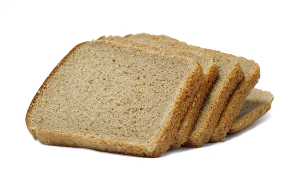 Rebanadas de pan aisladas — Foto de Stock
