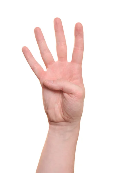 Gest ręki — Zdjęcie stockowe