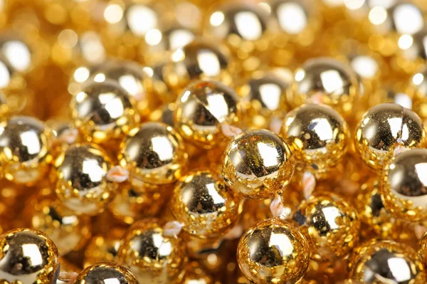Många gyllene bollar — Stockfoto
