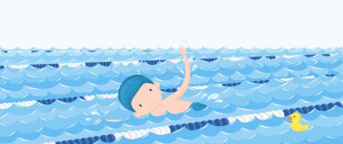 Swimming pool clipart