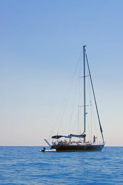 stock image Yacht in the sea