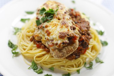 Parmigiana meal clipart