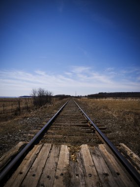 terk edilmiş tren tren