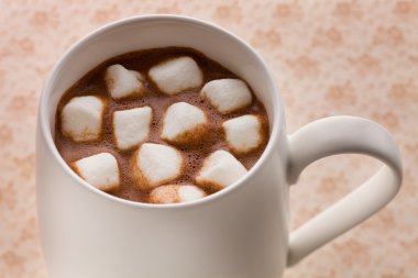 Hot chocolate mushmallow clipart