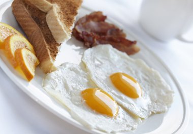 Simple breakfast egg clipart