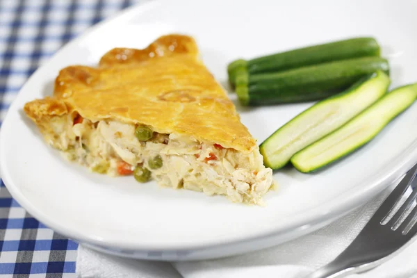 Chicken pie meal — Stock Photo, Image