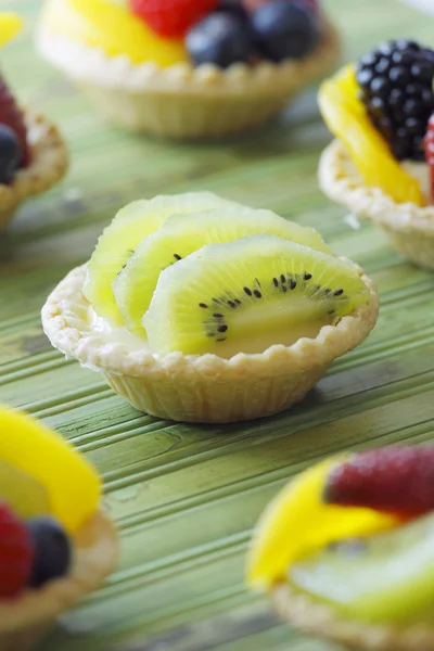 Kiwi frukt tart — Stockfoto