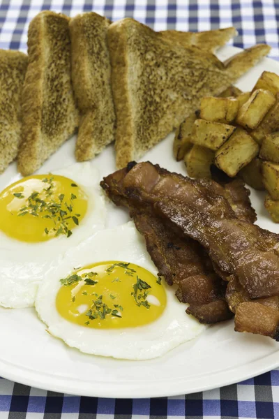 Eierfrühstück — Stockfoto