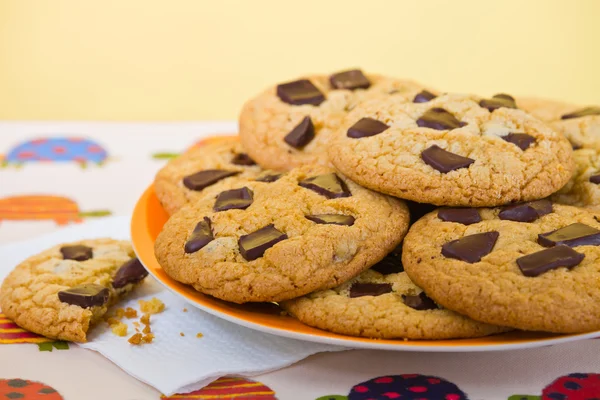 Cookies in a plate — Stock Photo, Image