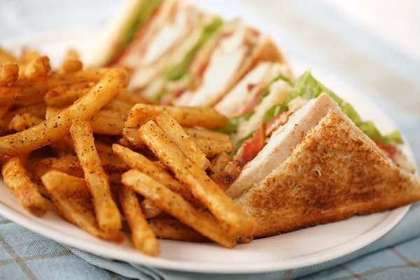 Simple club sandwich — Stock Photo, Image