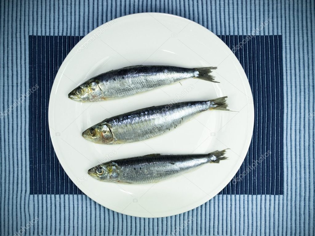 Three sardine
