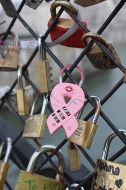 Cadenas amour love locks Paris clipart