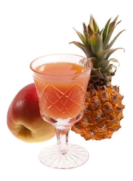 Fruit juice and fruits — Stock Photo, Image