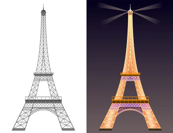Eiffeltornet Stockvektor