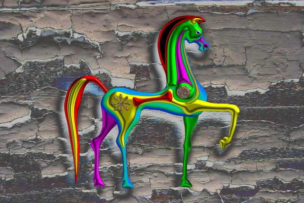 Cavalo etrusco — Fotografia de Stock