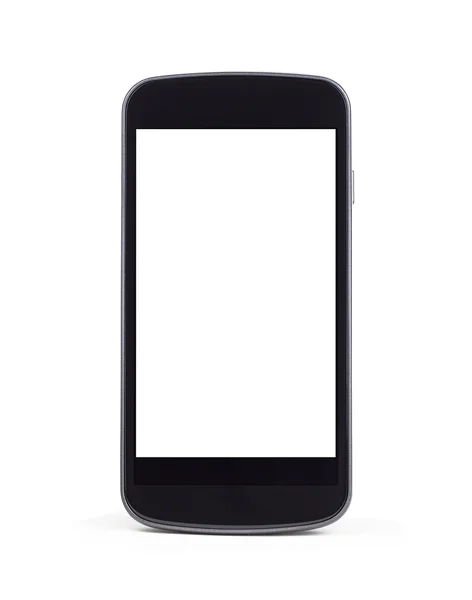 Teléfono inteligente moderno en blanco —  Fotos de Stock