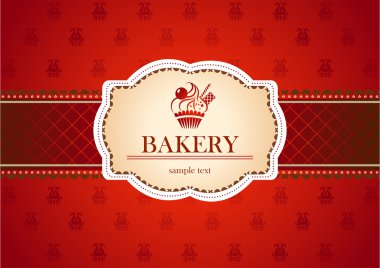 Bakery card clipart