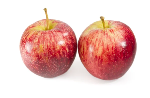 2 czerwone jabłka — Zdjęcie stockowe