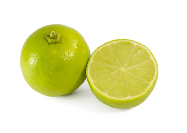 Dwa zielone limonki — Zdjęcie stockowe