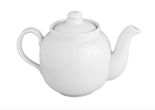 White Ceramic Teapot — Stock Photo, Image