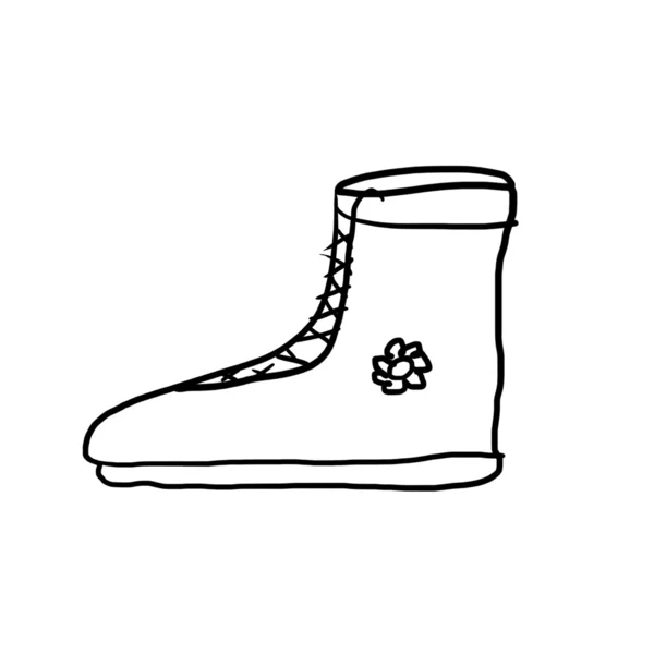 Winter boot — Stock Photo, Image