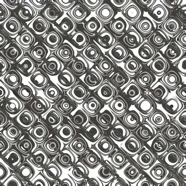 Zwarte abstracte cellulaire tekening — Stockfoto